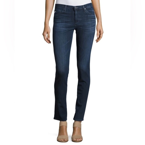 AG Jeans 360 Contour The Pima Mid-Rise Cigarette Jeans size 25R - Picture 1 of 5